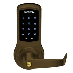 ACCENTRA AU-NTB623-NR nexTouch Capacitive Touchscreen Keypad Cylindrical Lock Augusta Lever