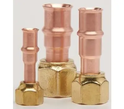 RAPID LOCKING SYSTEM 3.2911E+12 Flared x Press Brass SAE/Euro Flare Adapter