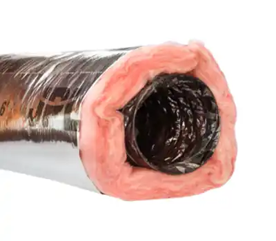 J P LAMBORN MHP25B-05 5 in. x 25 ft. R4.2 Silver Flex Duct, Bagged