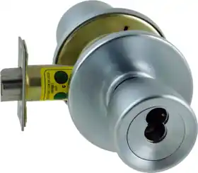 Best Access 8K37AB6A-STK-626 Entrance Cylindrical Lock 6 Knob SFIC Less Core