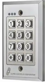 ALARM CONTROLS KP-200 Surface Mount Digital Keypad 10-Digit Operation