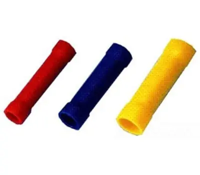 Morris 10182 22-16 AWG Red Vinyl Insulated Butt Splice Connector