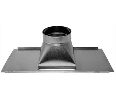 Southwark Metal 116166 6 x 6 in. Straight Diffuser Funnel with Flange