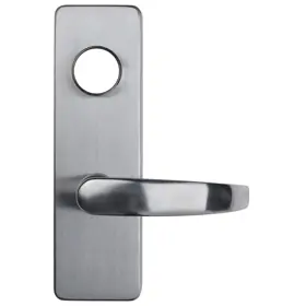 Detex EU-FSA-DM-S-626-RHR Electrified Trim S Lever on Escutcheon