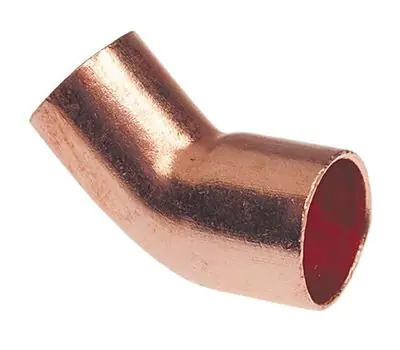 ACR TUBING 039923311863 3/8 in. OD Fitting x Sweat Wrot Copper 45-Degree Street Elbow