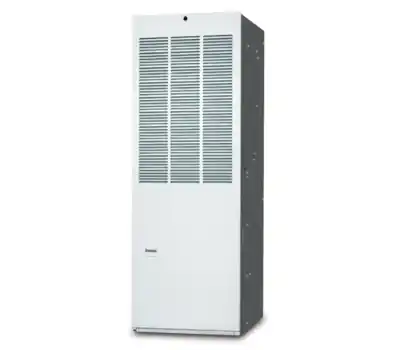 Nortek Global HVAC 1025406 MG1E-077F1ABM1 80% A/C Ready 77000 BTU Input 62000 BTU Output 4 ton Front Return Downflow Single-Stage Gas Furnace