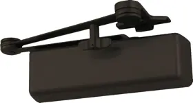 Arrow Lock DCN516-3-DKBZ Heavy Duty Surface Door Closer Hold Open Arm Thumb Turn Adjustable Spring Size 1-6 Grade 1
