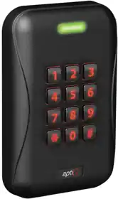 Schlage Electronic Security MTK15-485-BLK-C1 Multi-Technology Keypad Power Single Gang