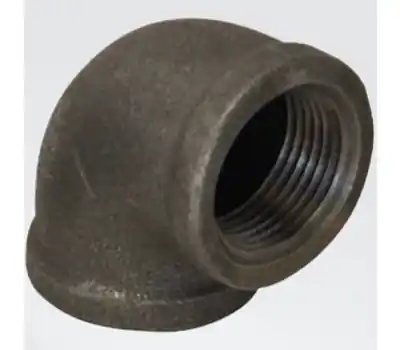 SUNBELT MARKETING H80005 1-1/4 in. FNPT x FNPT Black Malleable Iron 90-degree Elbow