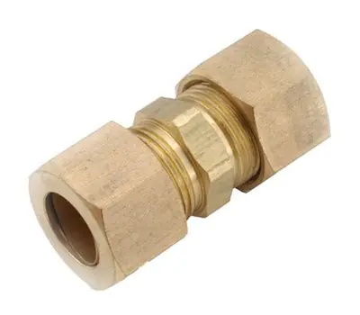 BRASS 62-4 1/4 in. Brass Rough Compression Union