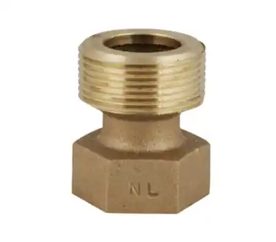 FORD METER BOX A24 Brass Meter Adapter 5/8 in. x 3/4 in. x 1 in.