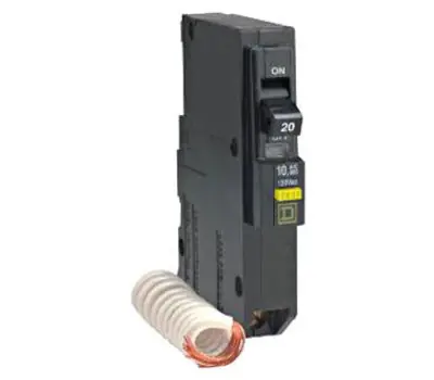 TELEMECANIQUE QO120GFI 20 Amp 1-Pole Type QO Plug-On Miniature Circuit Breaker