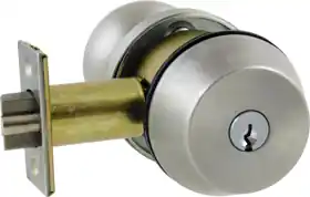 Marks Hardware 145KK10/32D-E11 Gate Lock Single Cylinder X Knob Marks C Keyway 6 Pin 2-3/8 inches Backset
