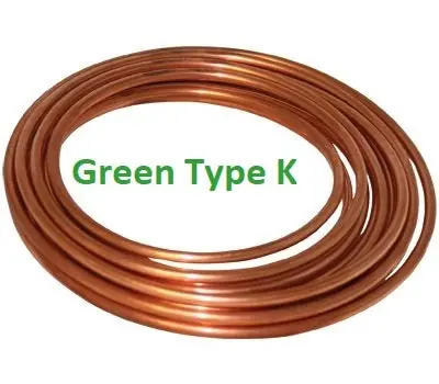 Copper Tubing 30074880 2 in. x 60 ft. Type K Soft Copper Tubing Coil