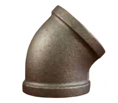 SUNBELT MARKETING H80047 1-1/4 in. Female Black Malleable Iron 45-Degree Elbow