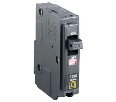 TELEMECANIQUE QO120 20 Amp 1-Pole Type QO Plug-On Miniature Circuit Breaker