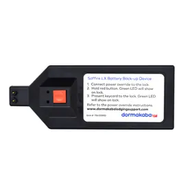 DORMAKABA 118-515990 KABA Saffire Emergency Lock Power Supply