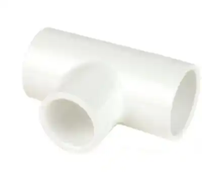 NIBCO 401-528 6 in. Slip x 6 in. Slip x 2 in. Slip PVC Reducing Tee