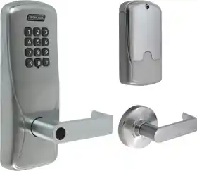 SCHLAGE ELECTRONIC SECURITY CO100-CY40KP-RHO626 LD Standalone Keypad Privacy Lock Rhodes Lever Grade 1