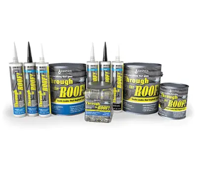 SASHCO 14004 Through The Roof Sealant Clear 1 Gallon Can