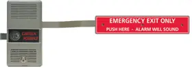 Detex ECL-230D-PH Exit Alarm Long Push Paddle Type Deadbolt Panic Device for Secondary Exits
