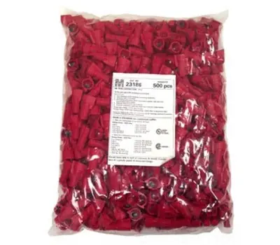 Morris 23185 Tan Wing Connector 600 to 1000 V Bag of 500