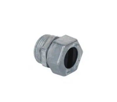 Morris 15386 1/2 in. Die-Cast Zinc Underground Feed UF to Box Connector