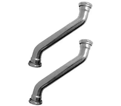 PASCO 34532 1-1/2 x 12 in. 20 Gauge Double Offset Tailpiece