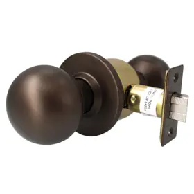 Arrow Lock RK01BD613E2-3/8BS Passage Ball Knob 2-3/8in Backset Grade 2