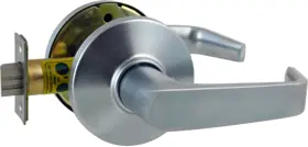 Best Access 9K30N15D-S3-626 9K Series Contour Angle Return Keyless Lever Lock Passage 3.5 inches x 2.75 inches x 5.375 inches