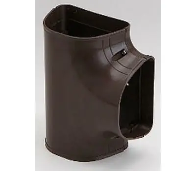 RectorSeal 84375 LT122B 4-1/2 in. Lineset Cover Plastic Tee, Brown