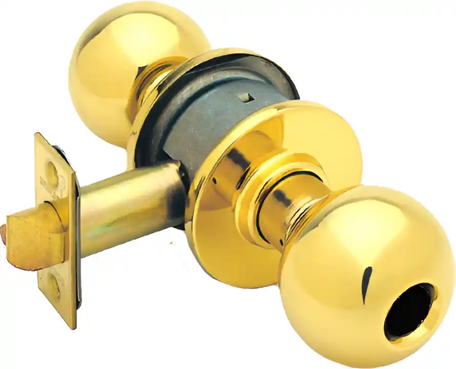 Schlage Lock A53-LD-ORB-605 Grade 2 Entry Orbit Knob 2-3/8 Backset T-STRIKE