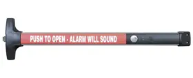 Detex V40EB-628-48 Alarmed Rim Exit Device No Trim 48in 9VDC Battery Operated
