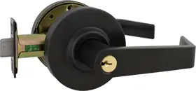 ARROW LOCK RLX11SR-BSP-CS2-3/4BS Entry Rigid Sierra Lever Black Suede Powder Coat