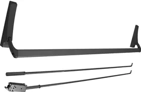 FALCON LOCK 1990EO-P13-44X84 Narrow Stile Concealed Vertical Rod Crossbar Exit Device 44in x 84in PB48 Strike