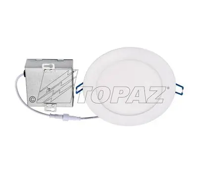 Topaz RDL/63RND/14/WH/D-50 Retrofit 14W 6 in. Round LED Slim Recessed Downlight