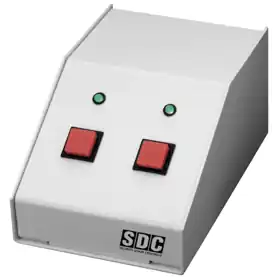 Security Door Controls DTMA-2 Two Alternate Action On/Off Switches Mini Desktop Remote Control Console Tri-Color LED
