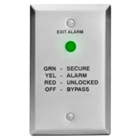 Security Door Controls 101-1A Single Door Indicator for Delayed Egress Audible Alarm Tri-Color LED