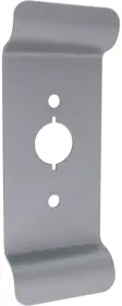 Falcon Lock 240NL-SP28 Raised Lip Pull Plate Night Latch Trim Powder Aluminum