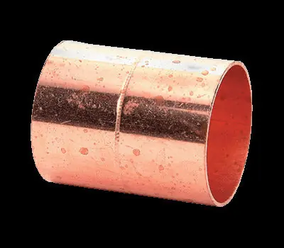 DIVERSITECH C165-0150 1-1/8 in. Sweat Copper Coupling with Rolled Tube Stop