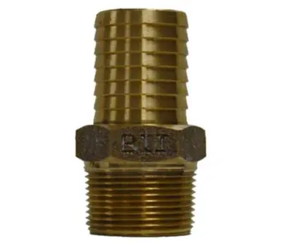 BOSHART BMA-100NL 1 in. Male x Insert Bronze Adapter, Lead Free