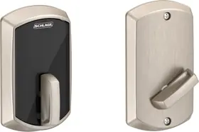 Schlage lock BE467F-GRW-626 electronic BE467F GRW deadbolt lock Greenwich trim