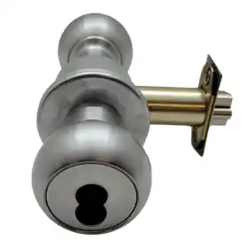 Falcon Lock X581BDTG626 Storeroom Troy-Gala Knob SFIC Less Core Cylindrical Lock Deadlatch ANSI Strike