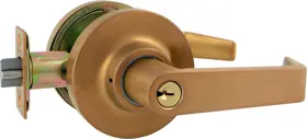 Marks Hardware 175AB10-3/4 Entry Lever Lockset Marks C Keyway 6 Pin 2-3/4 inches Backset