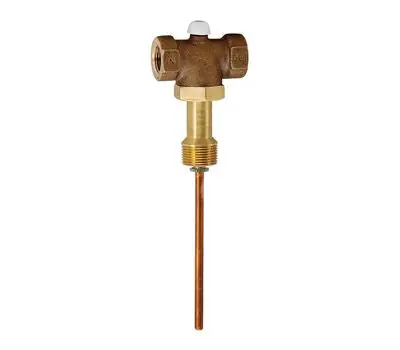Watts LFL210-5 3/4 in. Male x Female Bronze Automatic Gas Shutoff Valve, Lead Free