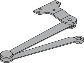 LCN CLOSERS 4040XP-3049EDA-RH-AL Surface Mount Door Closer Hold Open Extra Duty Arm Right Hand