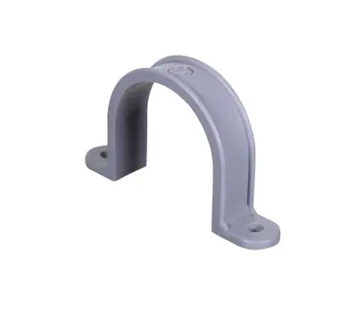 MORRIS 19498 1-1/2 in. PVC 2-Hole Pipe Strap