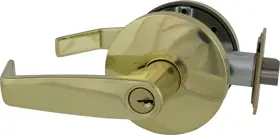 Falcon Lock W511CP6DDAN605-23/4BS Entry Dane Lever 6-Pin Cylinder Keyed Different Medium Duty Cylindrical Lock Deadlatch