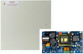 Securitron AQS2410 Single-Voltage Power Supply with Enclosure 24VDC 10 Amp