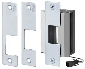 Security Door Controls 55-ABC-U Universal Electric Strike for Cylindrical and Mortise Locks No Deadbolt 12/24 AC DC